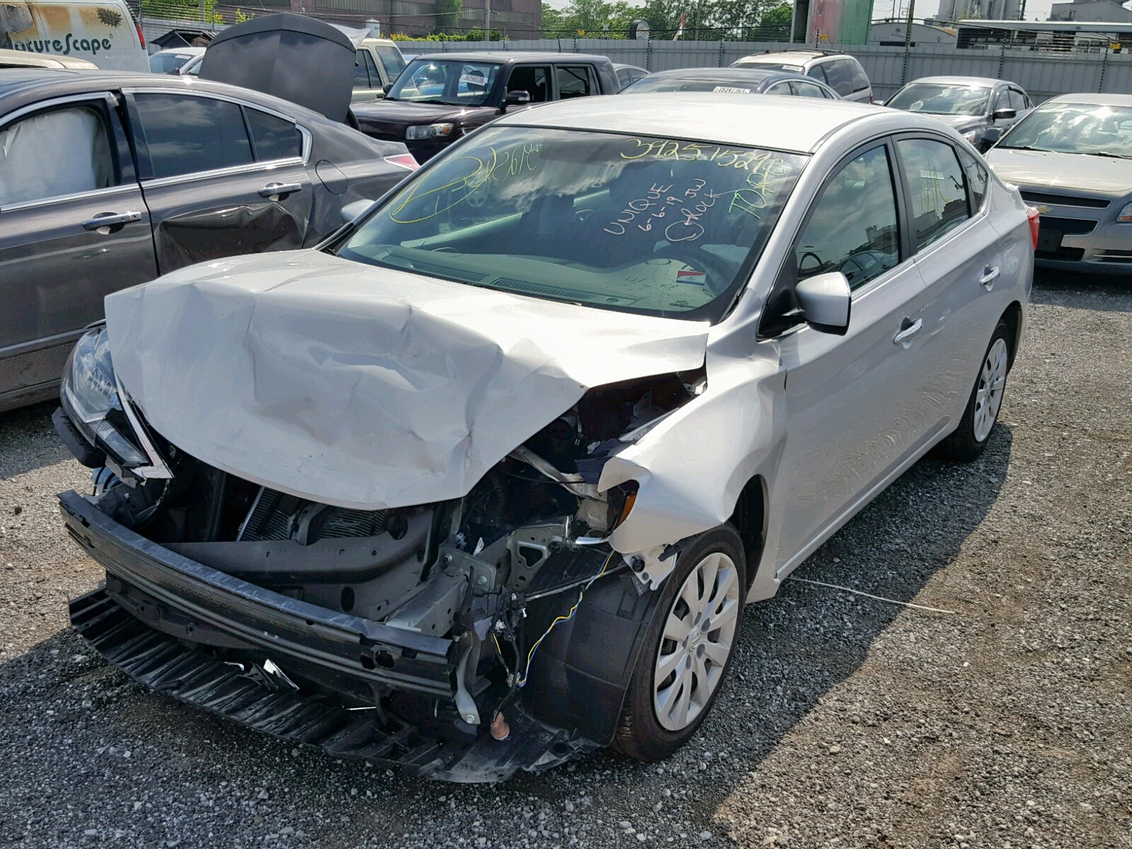 3N1AB7AP8HY315409 2017 Nissan Sentra S