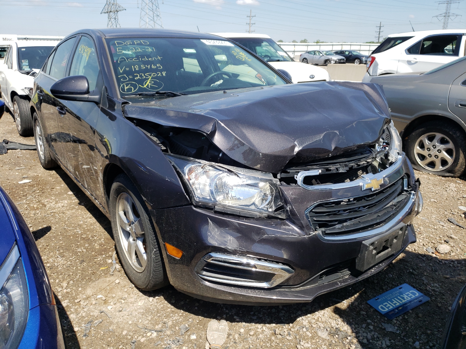 1G1PE5SB4G7185465 2016 Chevrolet Cruze Limited Lt