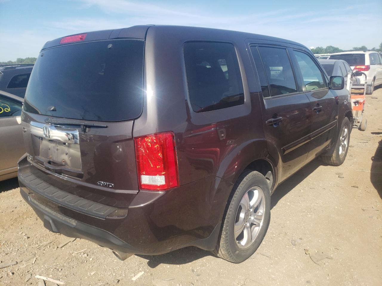 5FNYF4H53DB017732 2013 Honda Pilot Exl