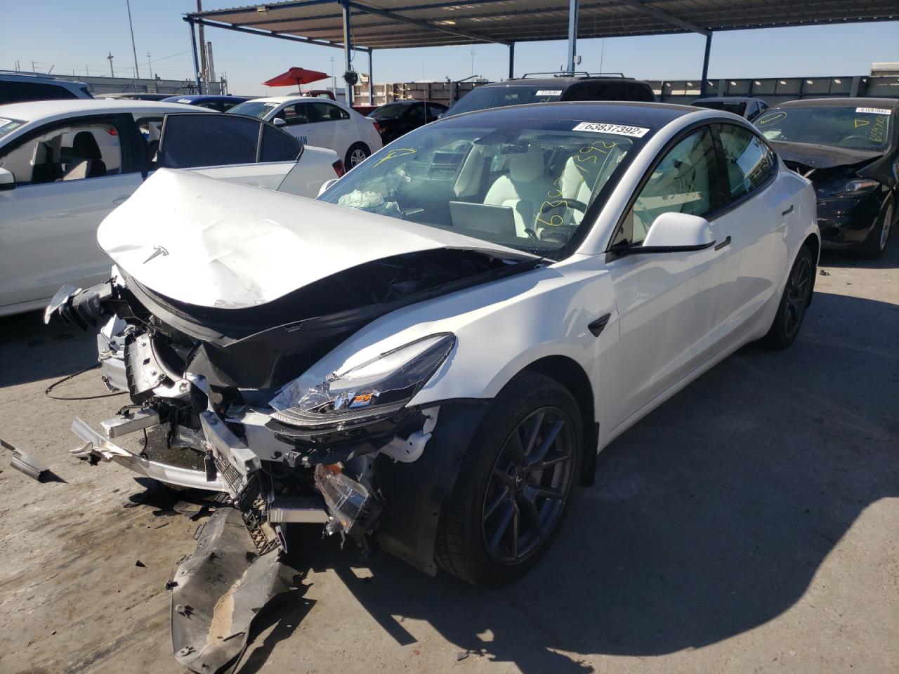 5YJ3E1EB8NF253865 2022 Tesla Model 3