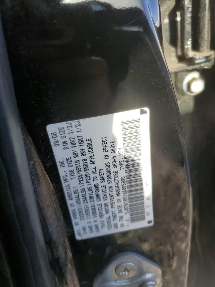 5J8TB18519A005990 2009 Acura Rdx Technology