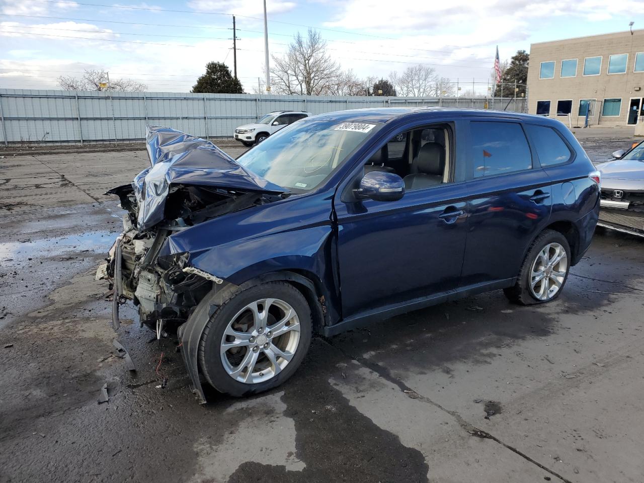 2014 Mitsubishi Outlander Se VIN: JA4AD3A37EZ014896 Lot: 39079804