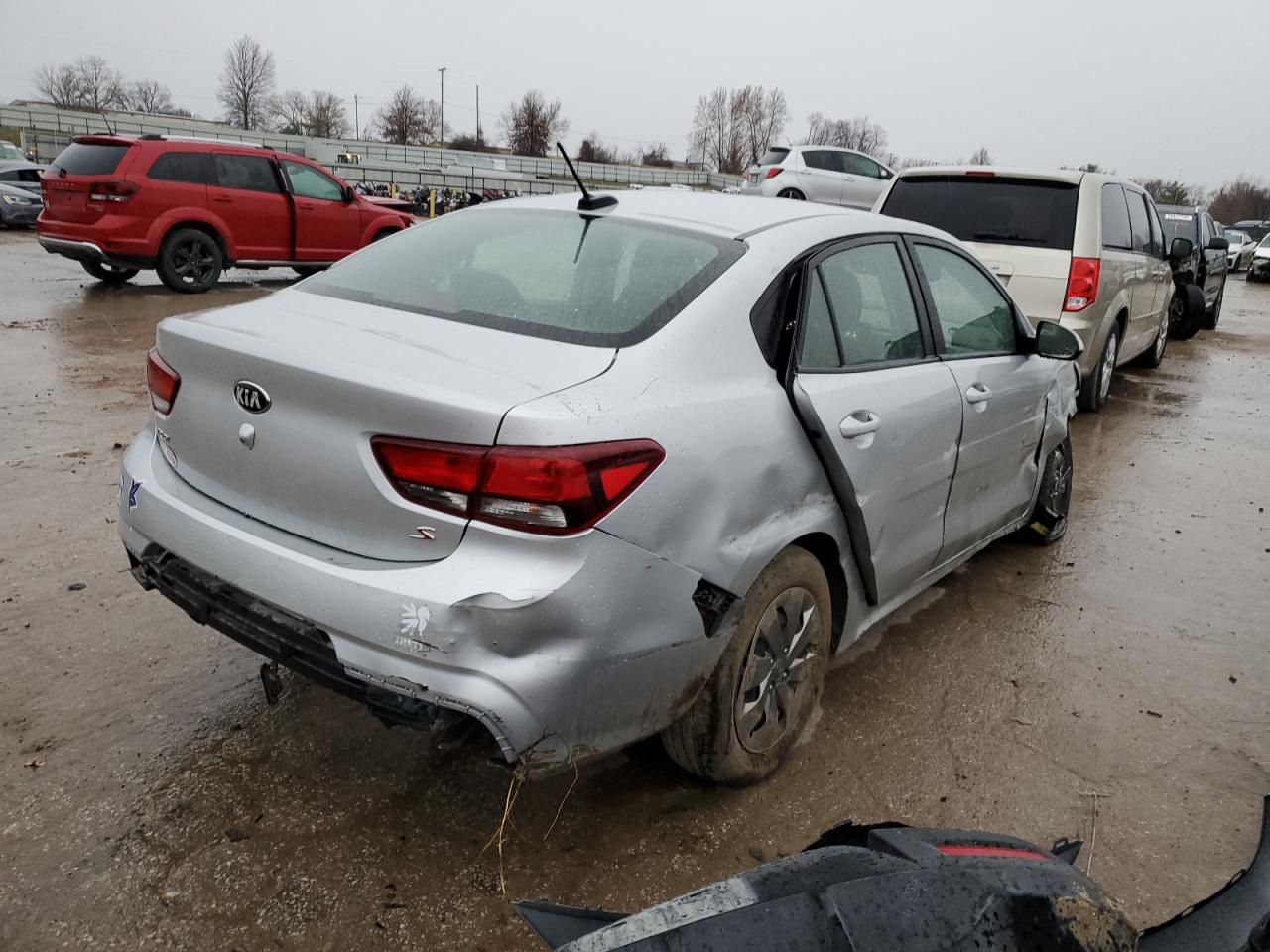 2020 Kia Rio Lx VIN: 3KPA24AD1LE361661 Lot: 36948324