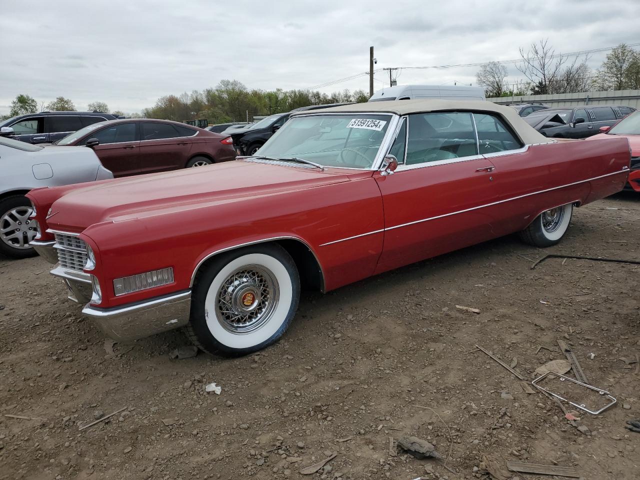 1966 Cadillac Deville VIN: F6287812 Lot: 76001014