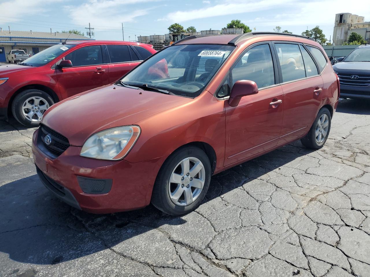 2008 Kia Rondo Lx VIN: KNAFG526287170963 Lot: 63767714