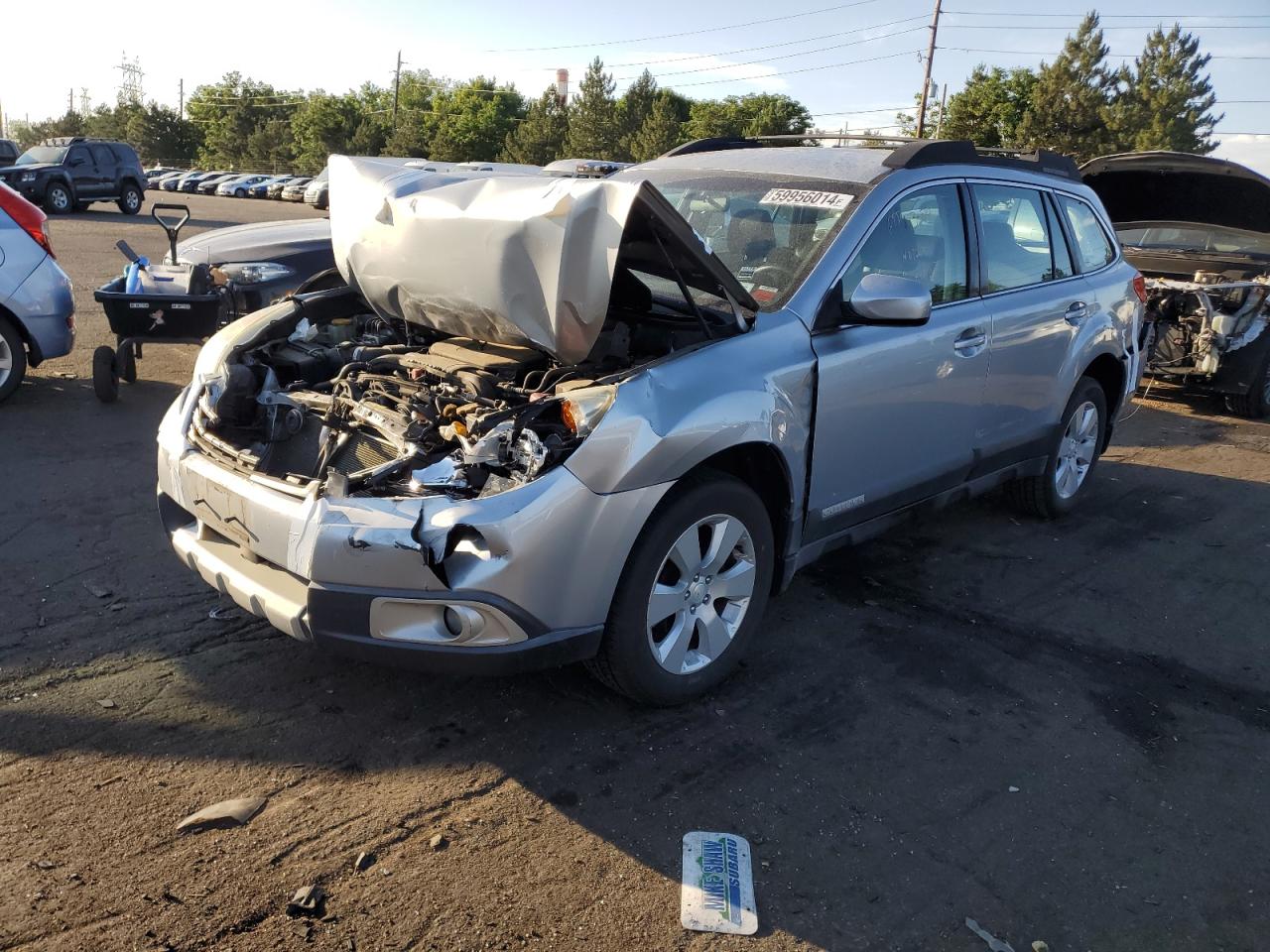 2012 Subaru Outback 2.5I VIN: 4S4BRBAC0C3220501 Lot: 59956014