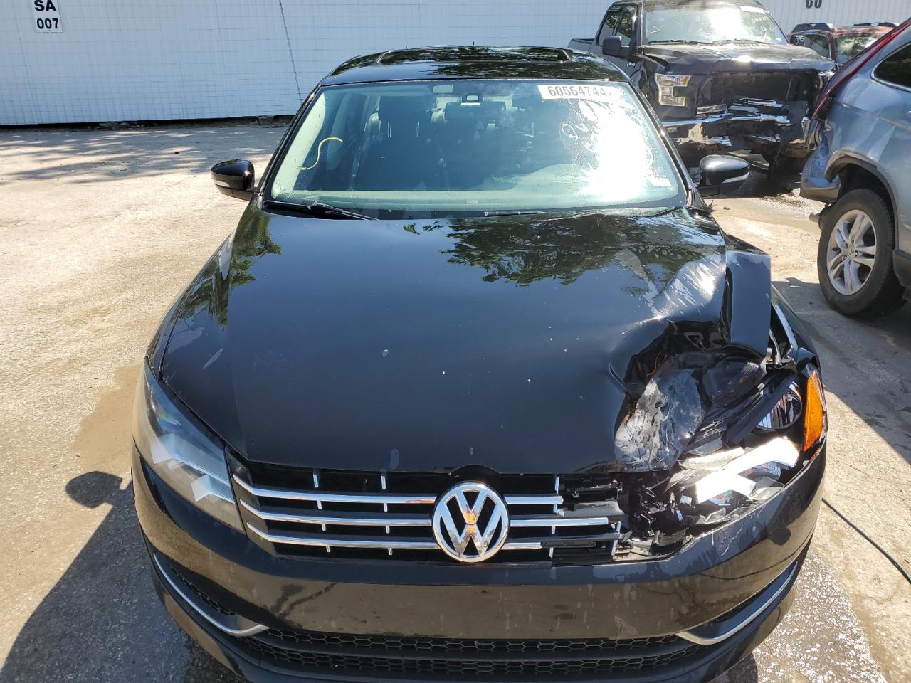 2014 Volkswagen Passat Se VIN: 1VWBN7A37EC062753 Lot: 60564744