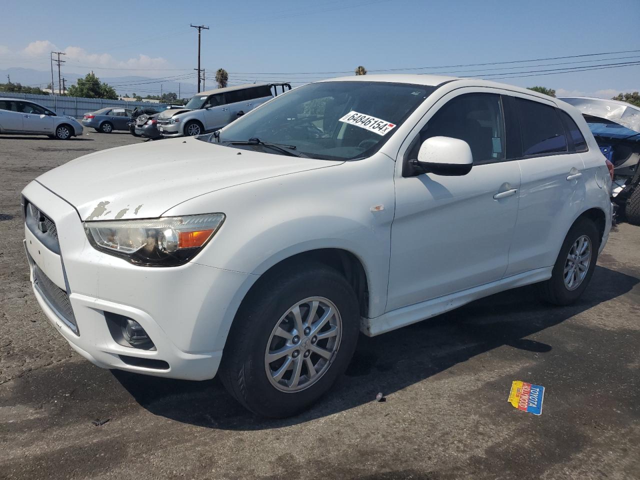 2011 Mitsubishi Outlander Sport Es VIN: JA4AP3AUXBZ002561 Lot: 64846154