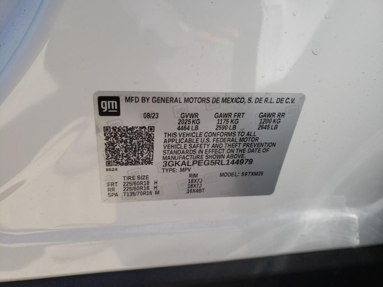 3GKALPEG5RL144979 2024 GMC Terrain Slt