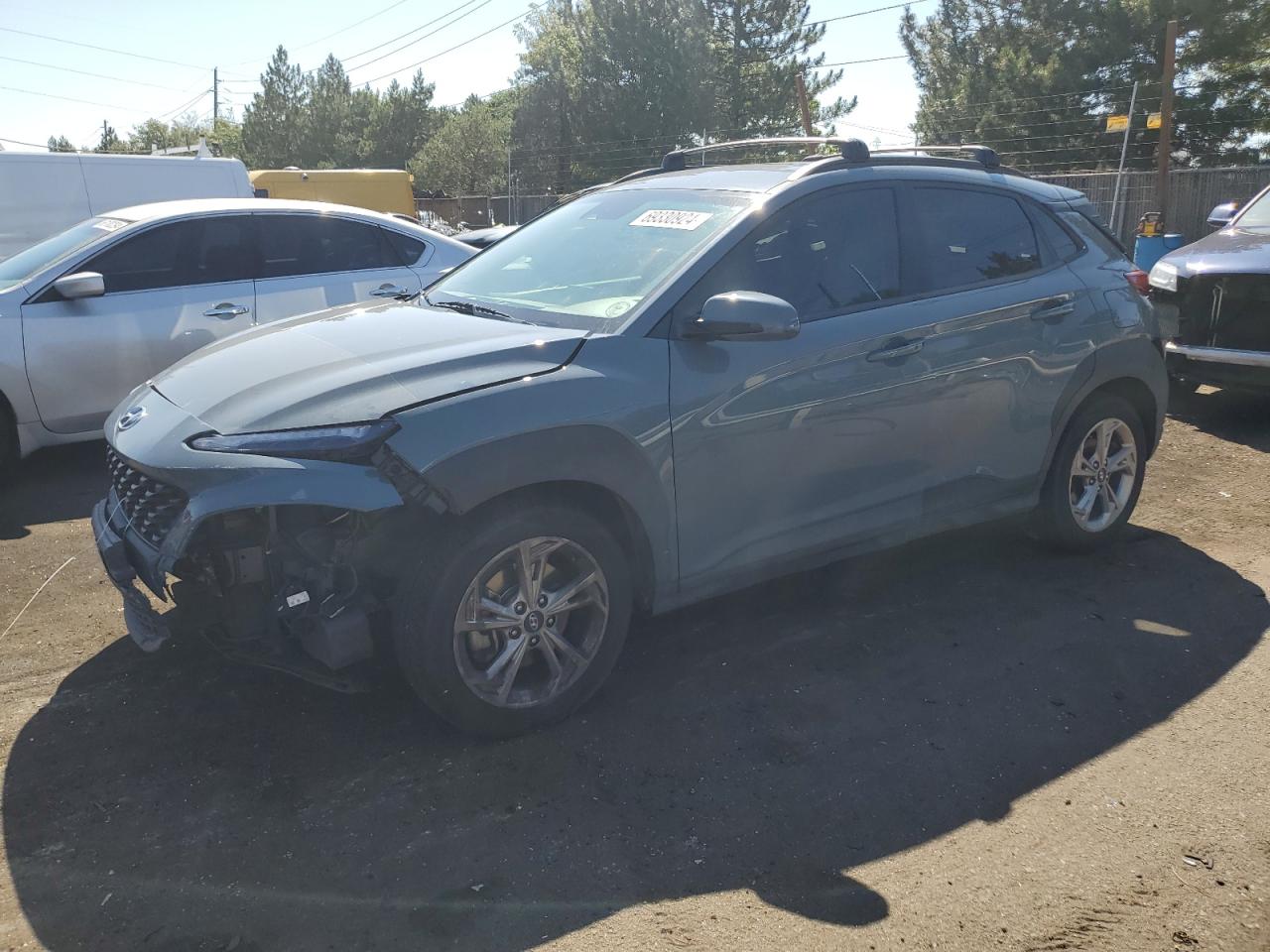 2022 Hyundai Kona Sel VIN: KM8K6CAB1NU922524 Lot: 69330924