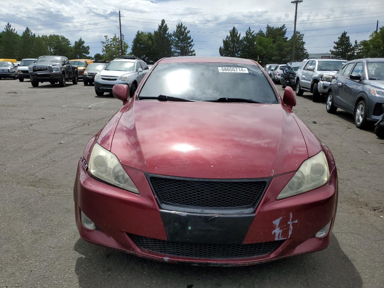 2007 Lexus Is 350 VIN: JTHBE262372008167 Lot: 68655714