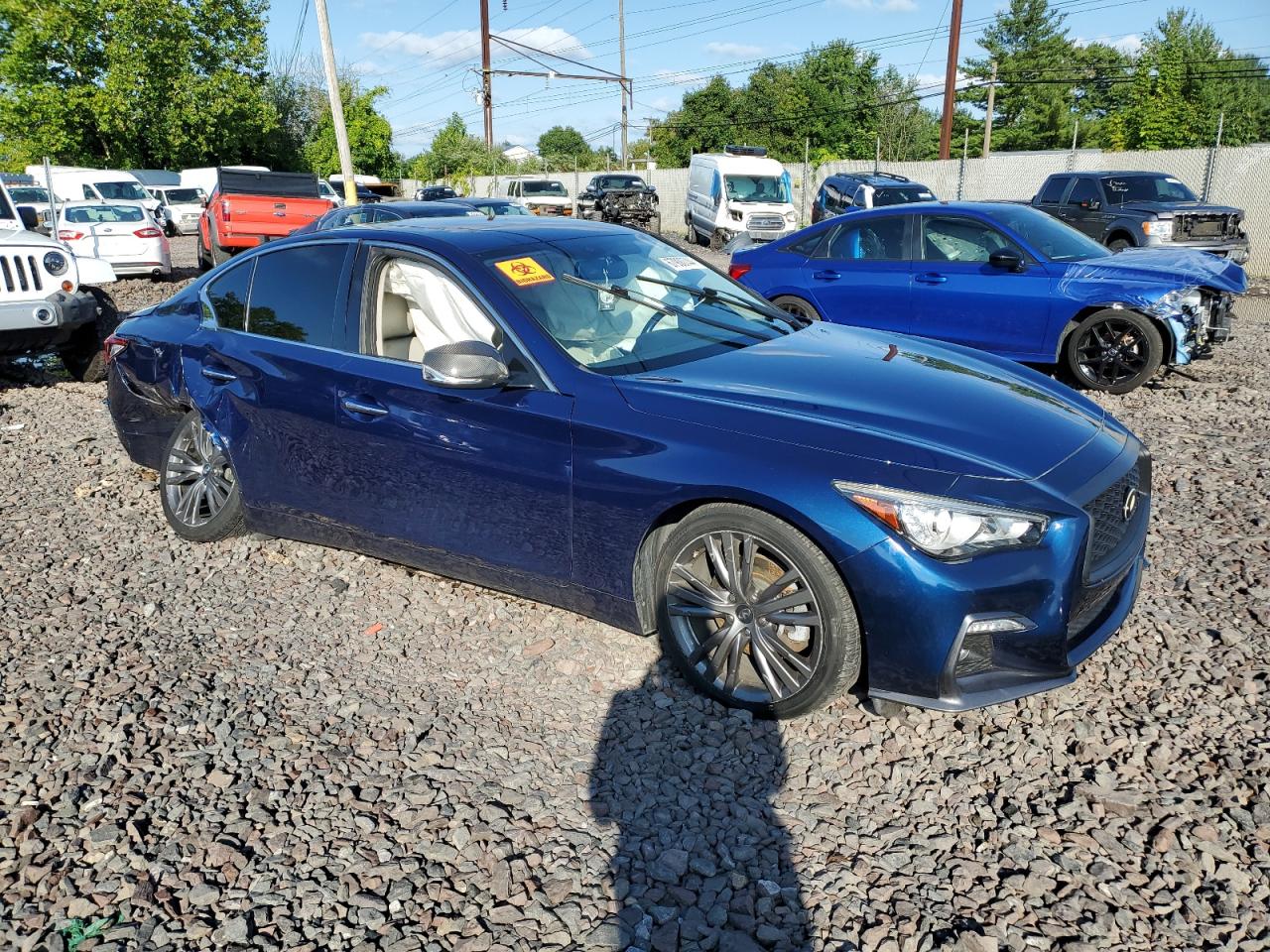 2018 Infiniti Q50 Luxe VIN: JN1EV7AR1JM434826 Lot: 67900744