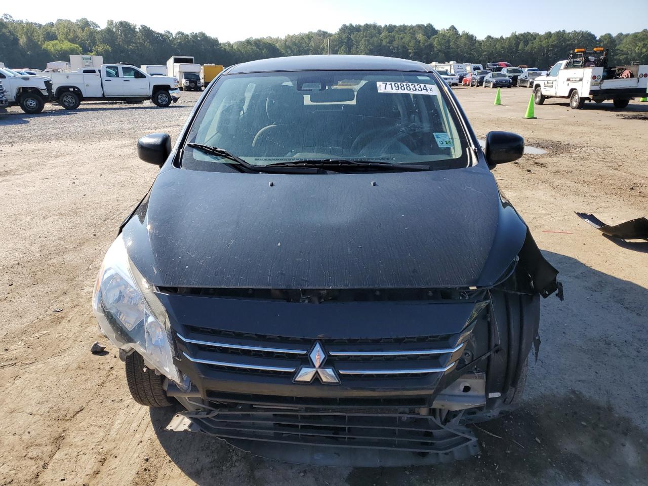 2022 Mitsubishi Mirage Es VIN: ML32AUHJ0NH009738 Lot: 71988334