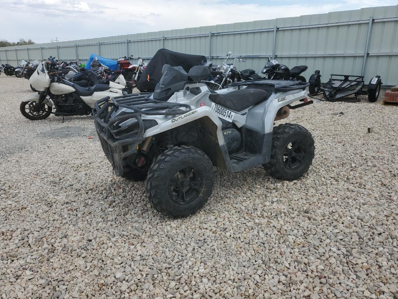 2019 Can-Am Outlander Xt 570 VIN: 3JBLKAT48KJ000392 Lot: 70600514