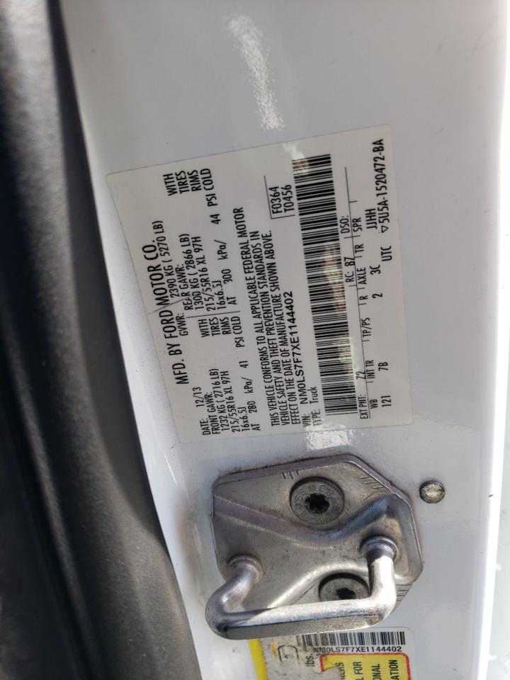 NM0LS7F7XE1144402 2014 Ford Transit Connect Xlt