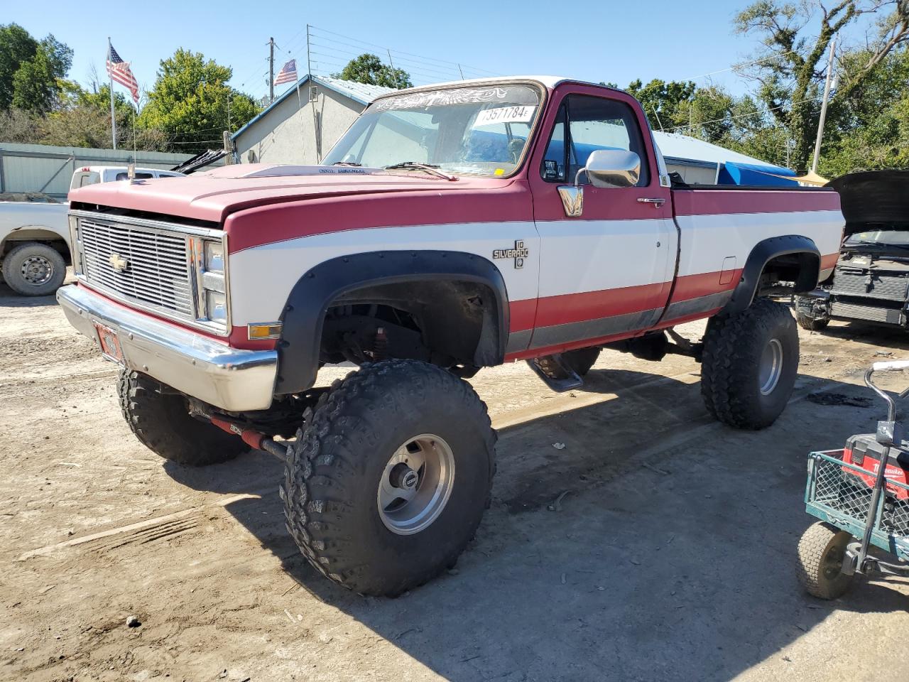 1GCEK14CXGF444424 1986 Chevrolet K10