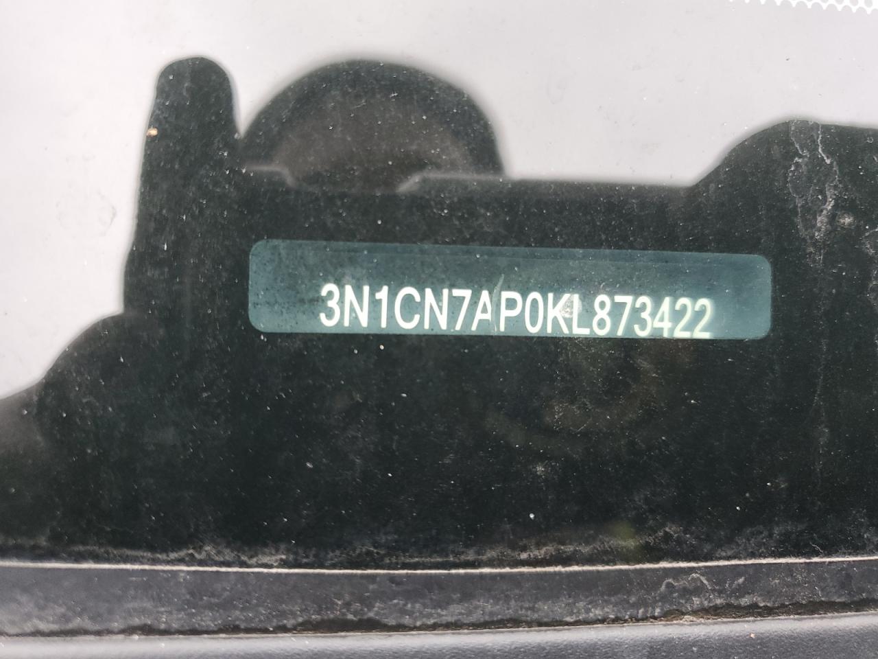 3N1CN7AP0KL873422 2019 Nissan Versa S