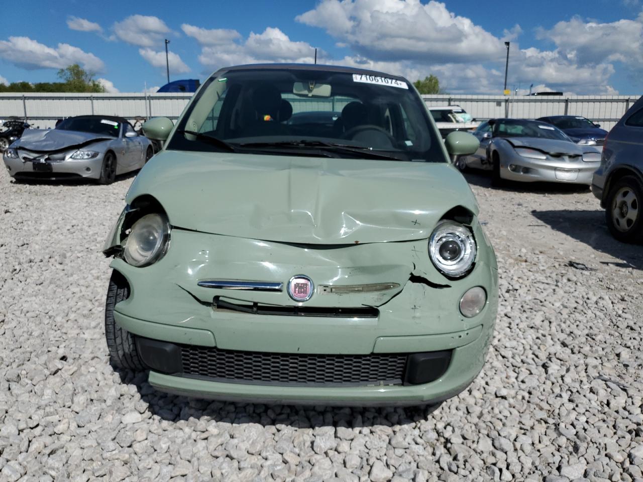 2012 Fiat 500 Pop VIN: 3C3CFFARXCT380147 Lot: 71061074