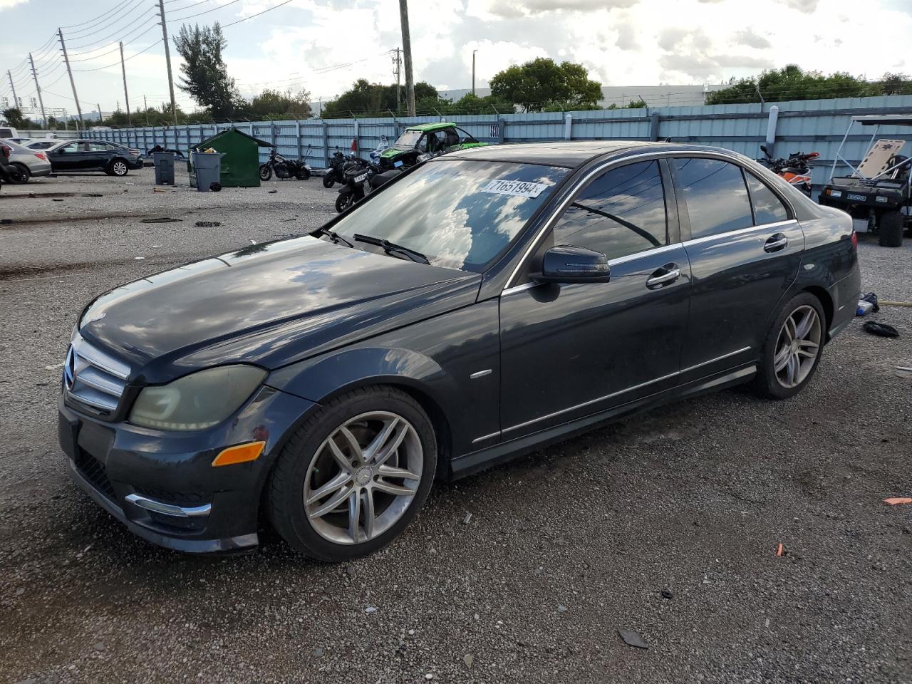 2012 Mercedes-Benz C 250 VIN: WDDGF4HB4CA622065 Lot: 71651994