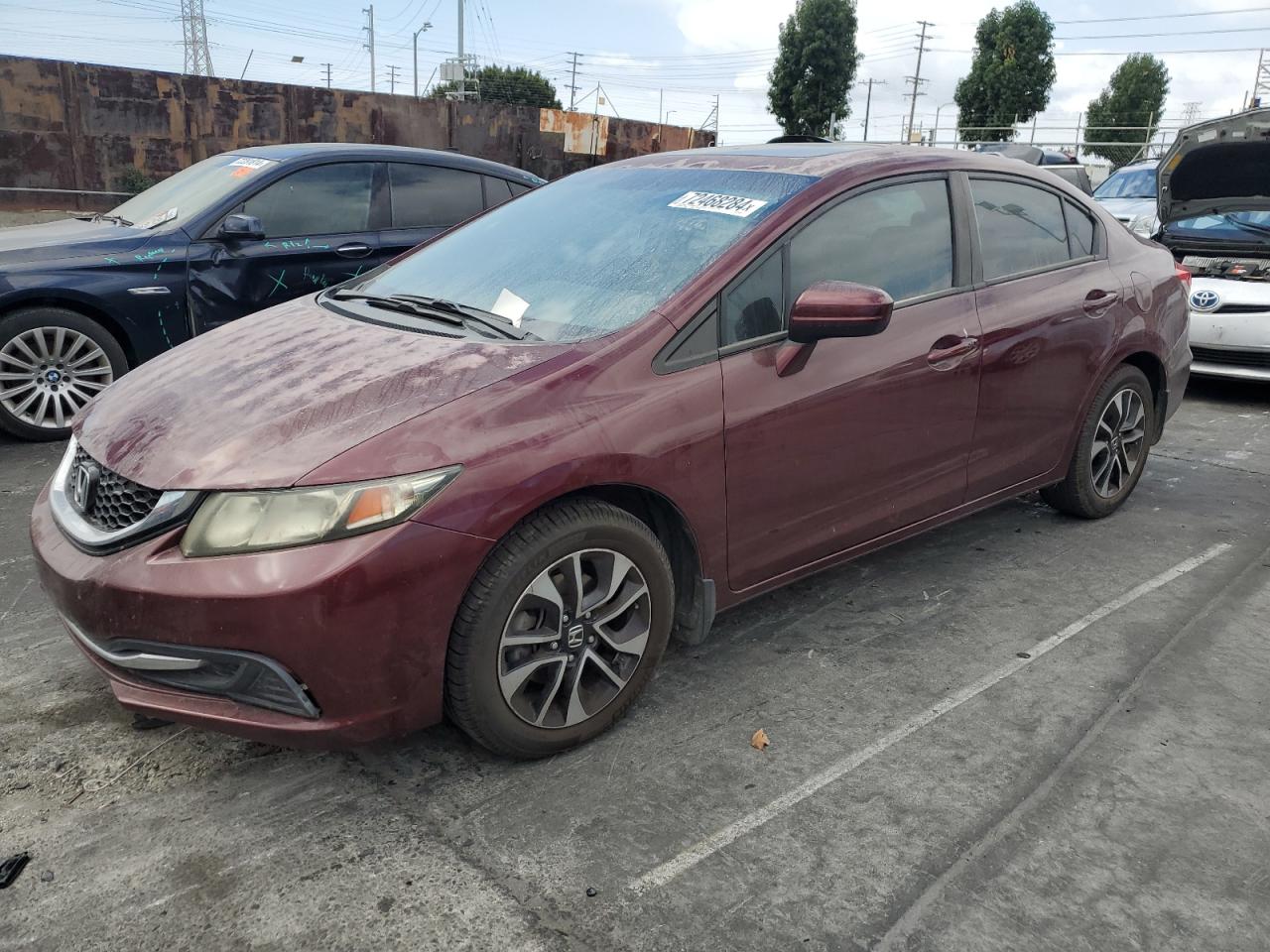 2015 Honda Civic Ex VIN: 2HGFB2F82FH562355 Lot: 72468284