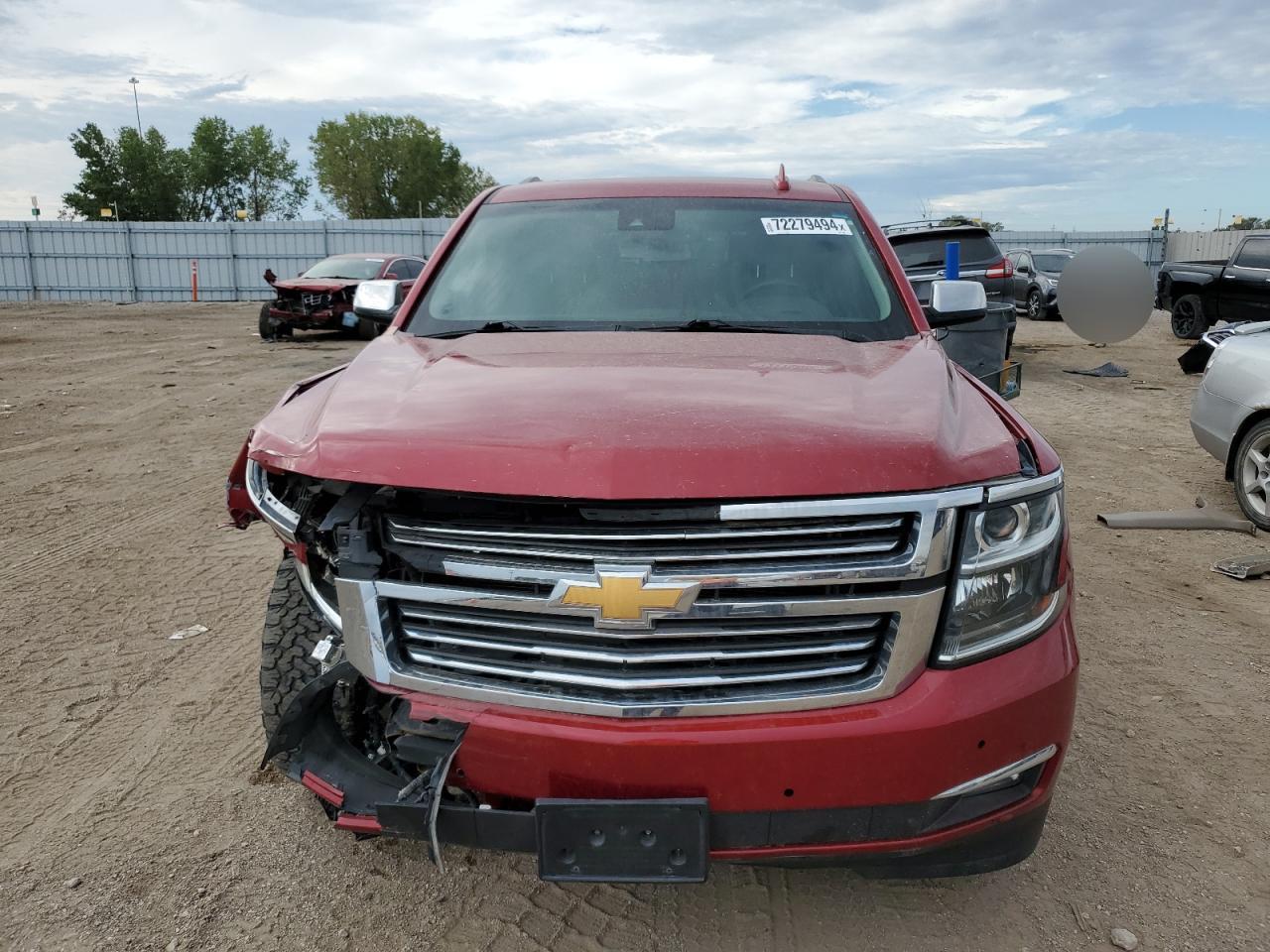 2015 Chevrolet Tahoe K1500 Ltz VIN: 1GNSKCKC3FR704605 Lot: 72279494