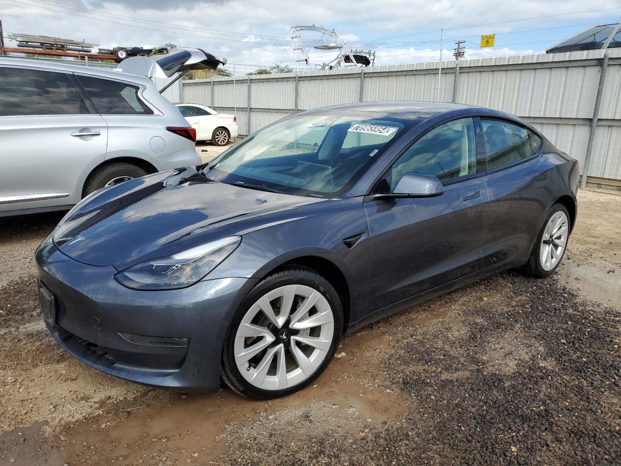 2022 Tesla Model 3 VIN: 5YJ3E1EB7NF163560 Lot: 70965954