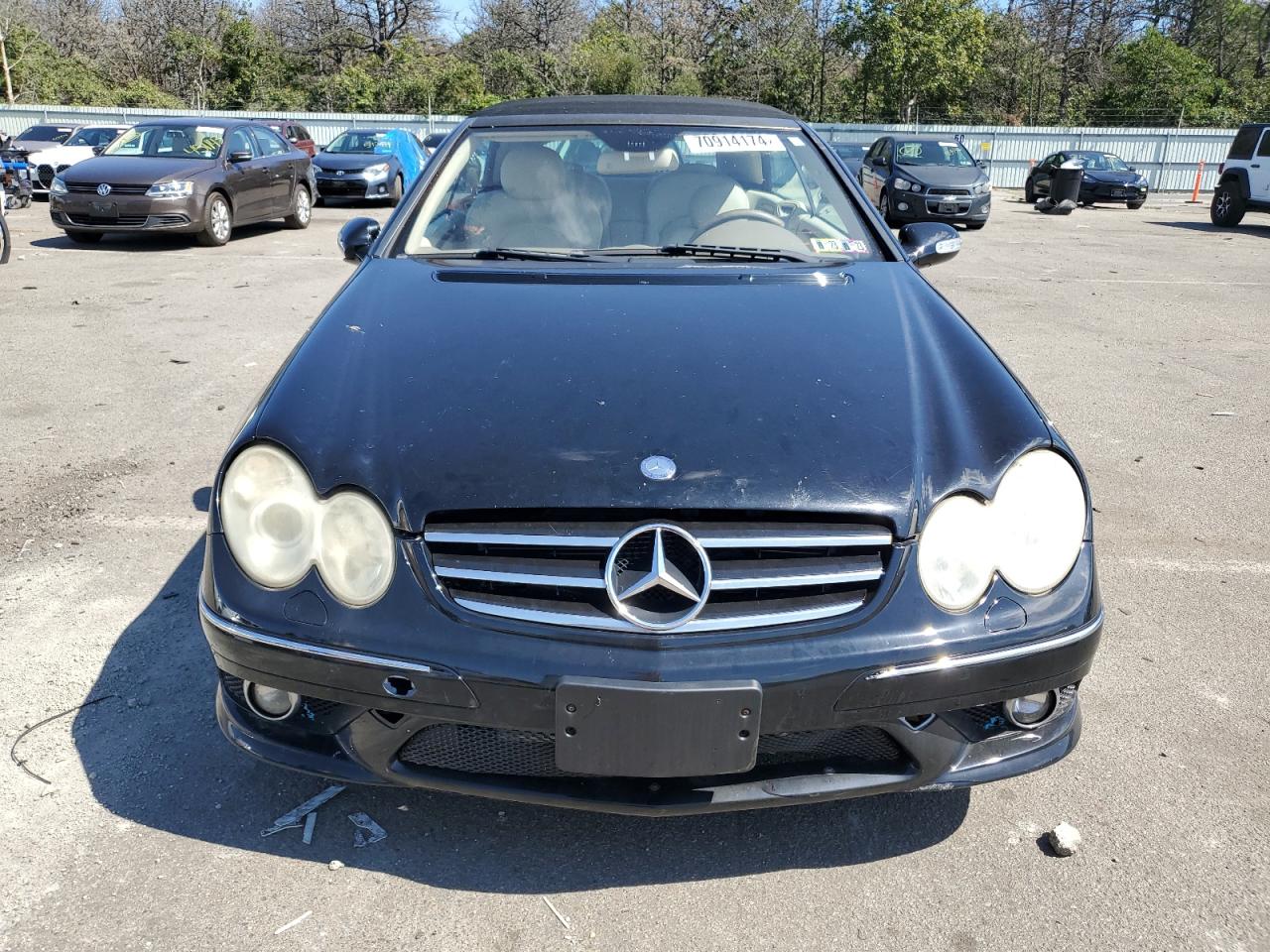 2007 Mercedes-Benz Clk 550 VIN: WDBTK72F47F224170 Lot: 70914174