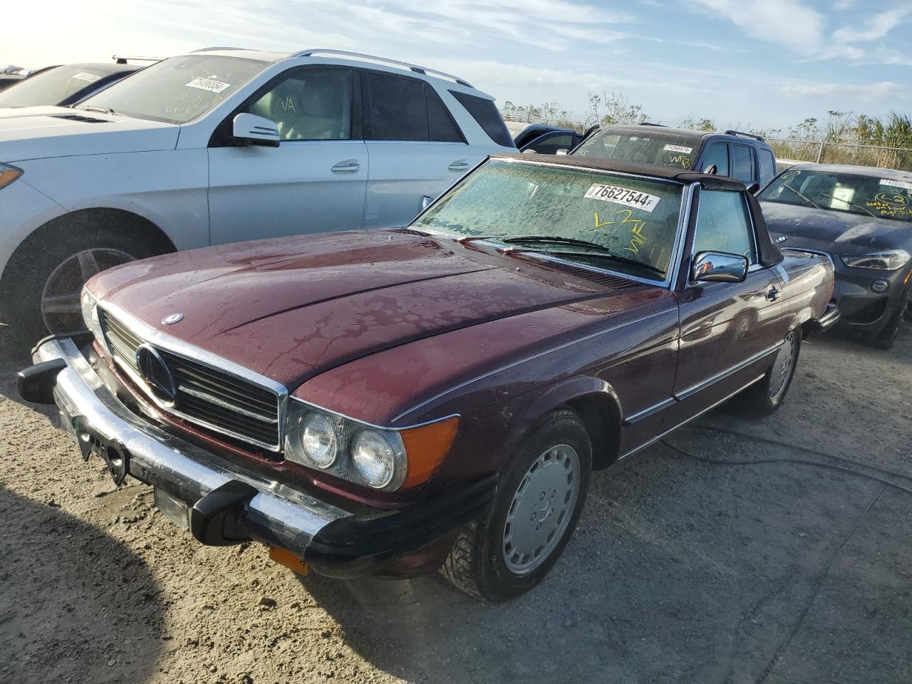 WDBBA48D0HA059591 1987 Mercedes-Benz 560 Sl