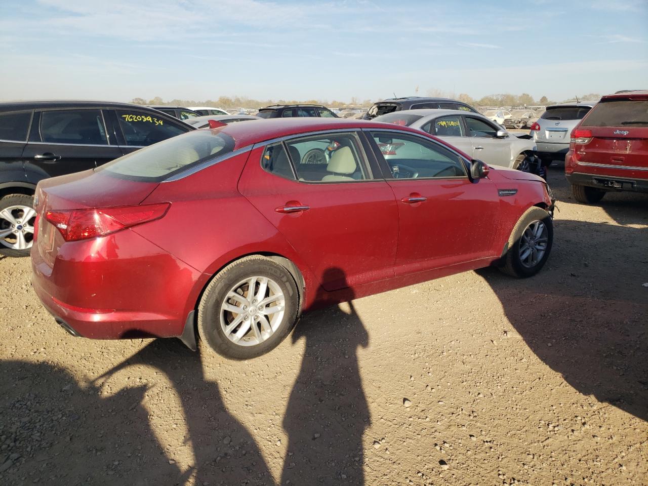 2013 Kia Optima Lx VIN: 5XXGM4A77DG227597 Lot: 77114034