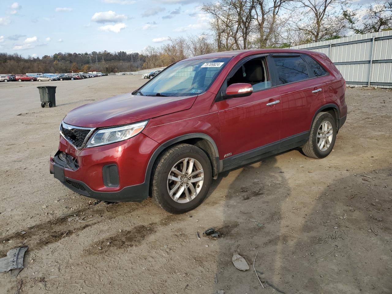 2014 Kia Sorento Lx VIN: 5XYKTCA60EG459101 Lot: 78789824