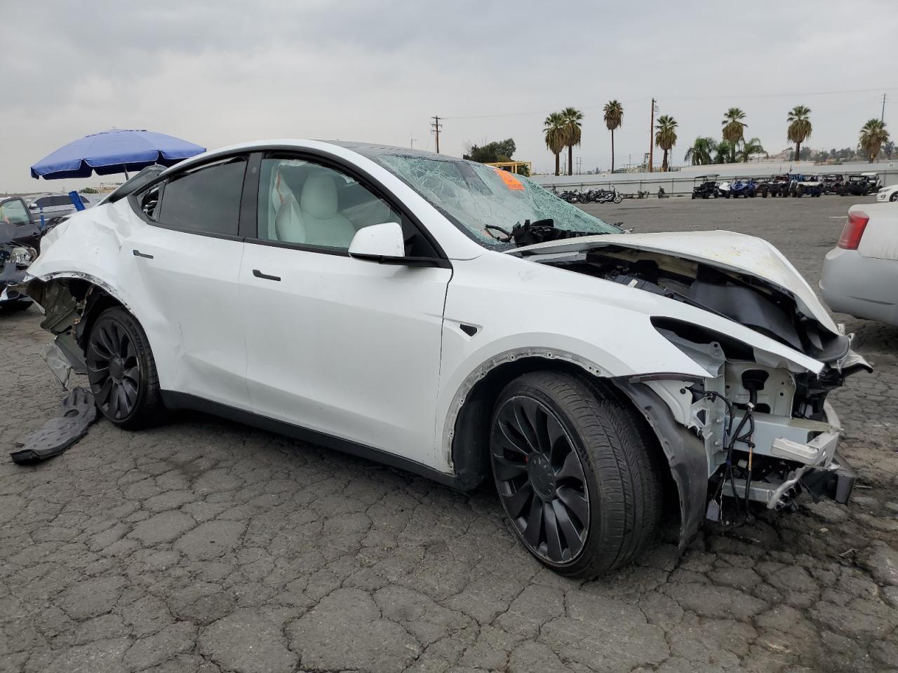 2022 Tesla Model Y VIN: 7SAYGDEFXNF350914 Lot: 76715874