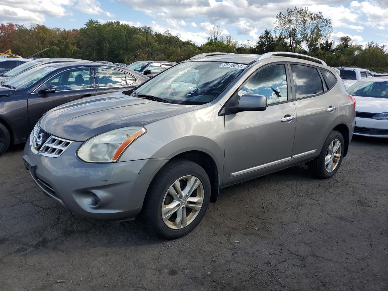 2012 Nissan Rogue S VIN: JN8AS5MV3CW710274 Lot: 75198614