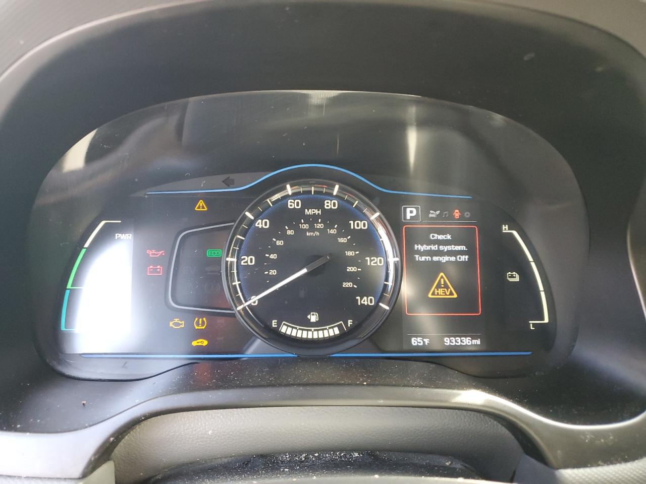 KMHC65LC3KU174067 2019 Hyundai Ioniq Blue