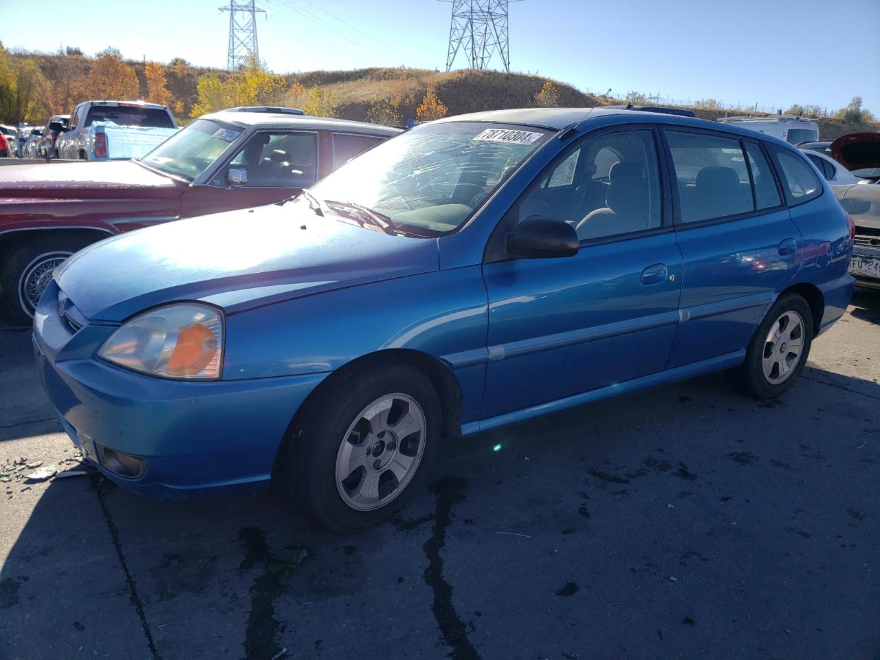 2003 Kia Rio Cinco VIN: KNADC165436164450 Lot: 78710304