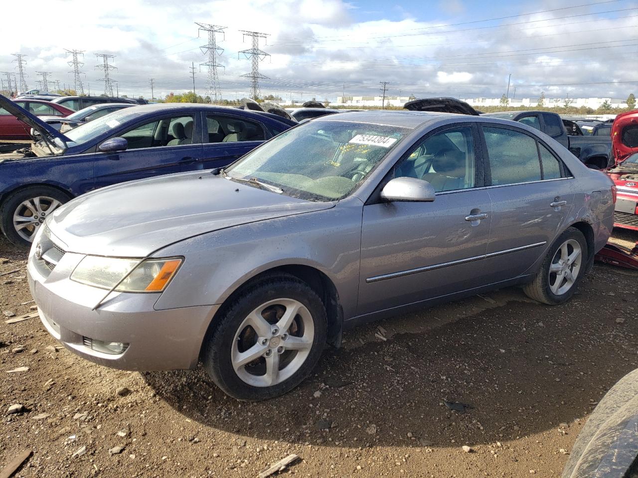 2008 Hyundai Sonata Se VIN: 5NPEU46C48H308905 Lot: 75344304