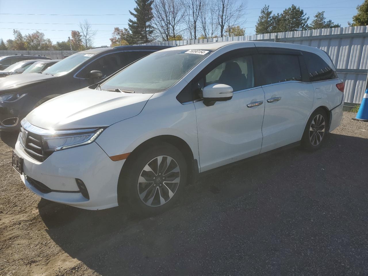 2022 Honda Odyssey Exl VIN: 5FNRL6H6XNB503697 Lot: 76890154