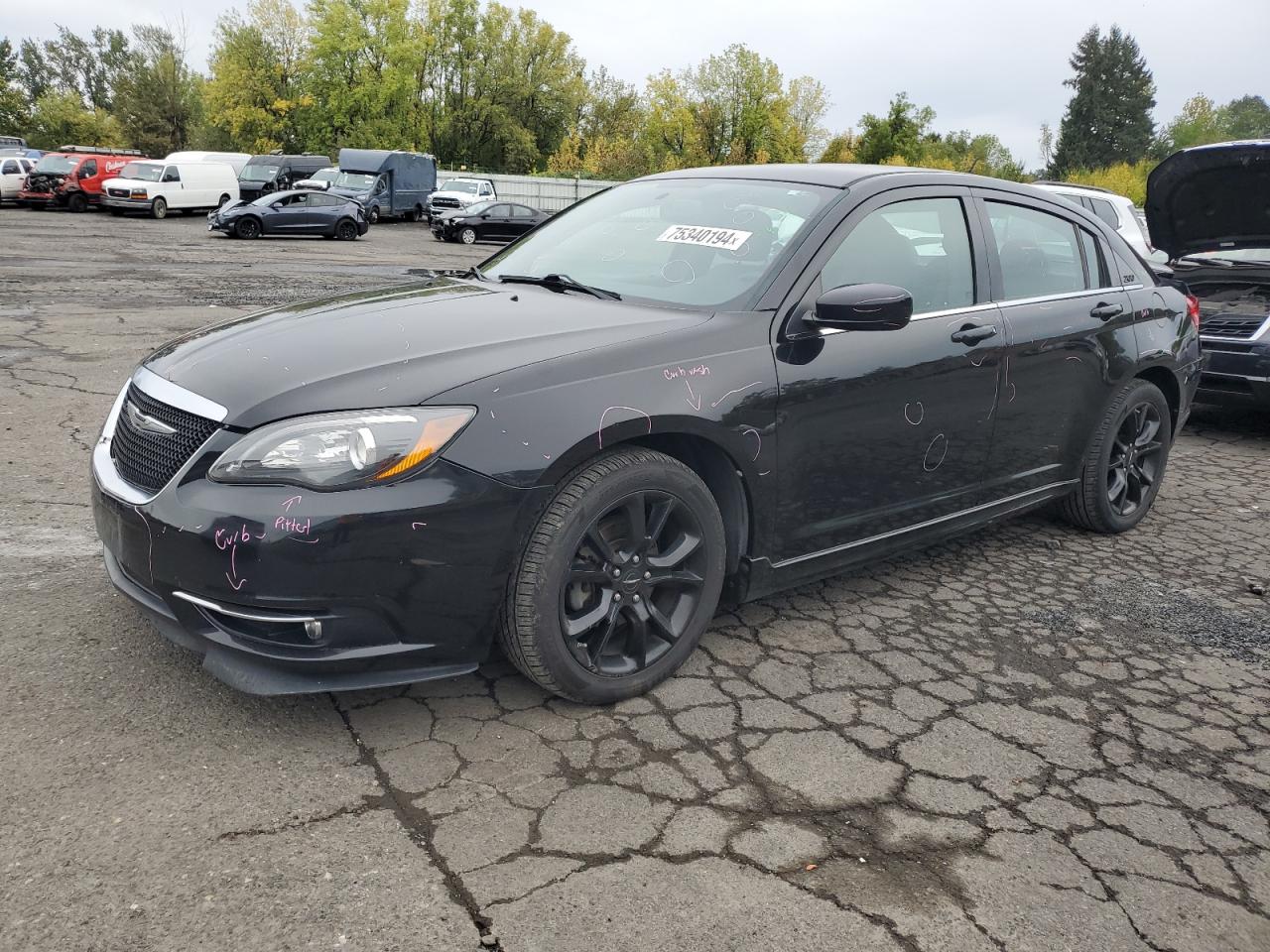 2013 Chrysler 200 Limited VIN: 1C3CCBCG9DN767285 Lot: 75340194