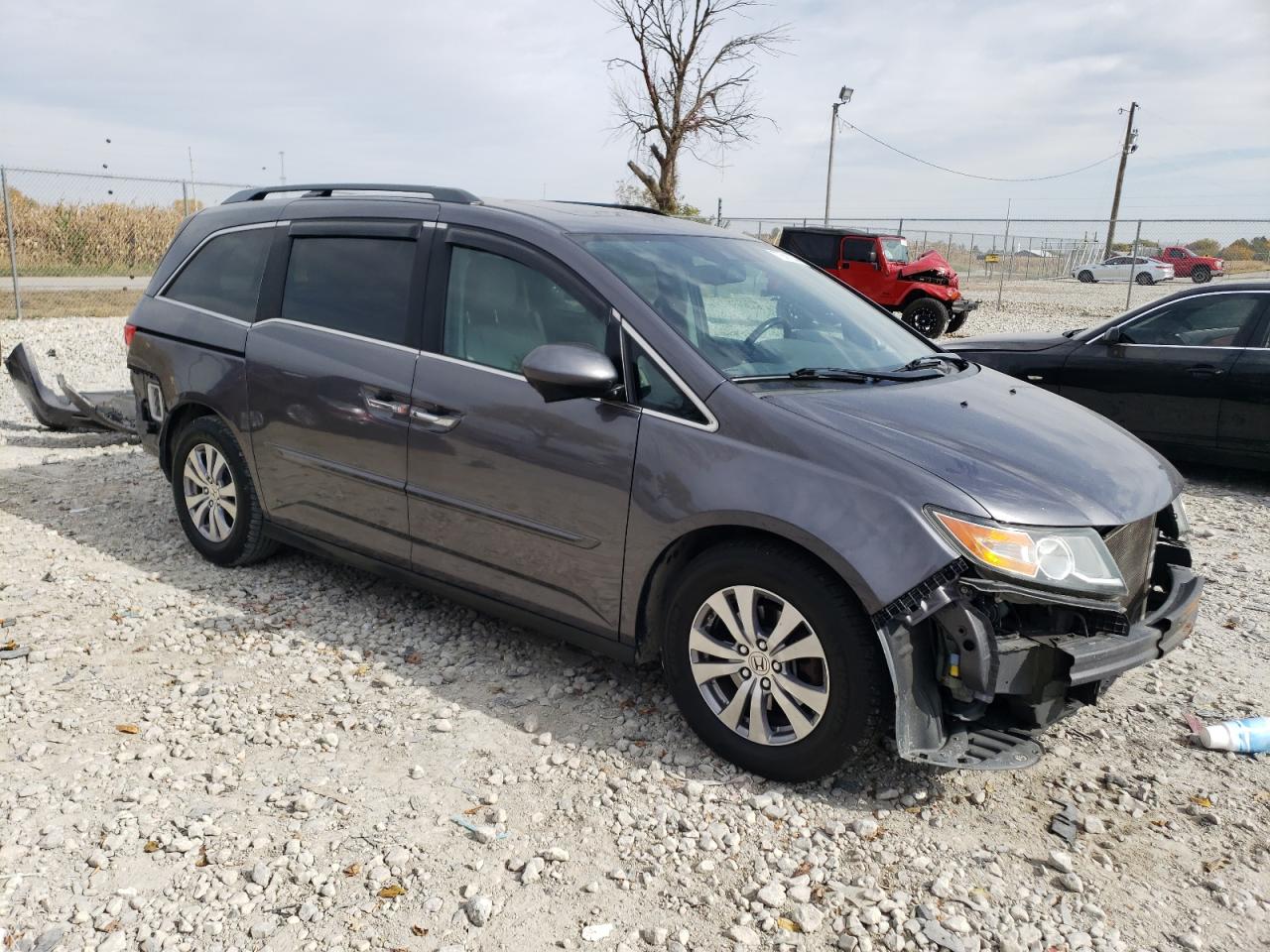 2015 Honda Odyssey Exl VIN: 5FNRL5H60FB093827 Lot: 77641284