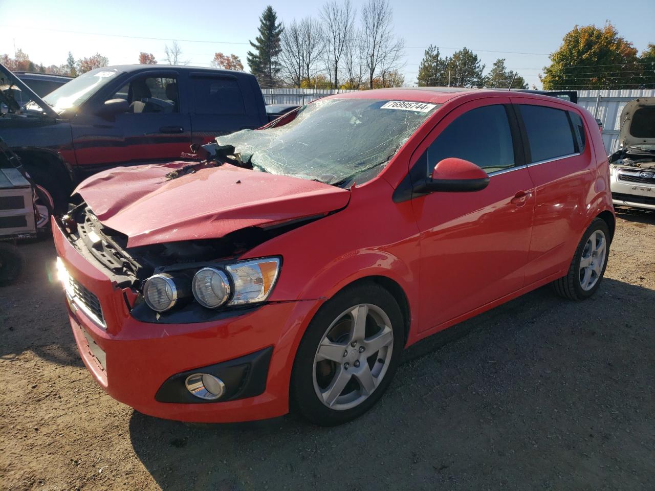 2016 Chevrolet Sonic Lt VIN: 1G1JC6SBXG4155762 Lot: 76995744