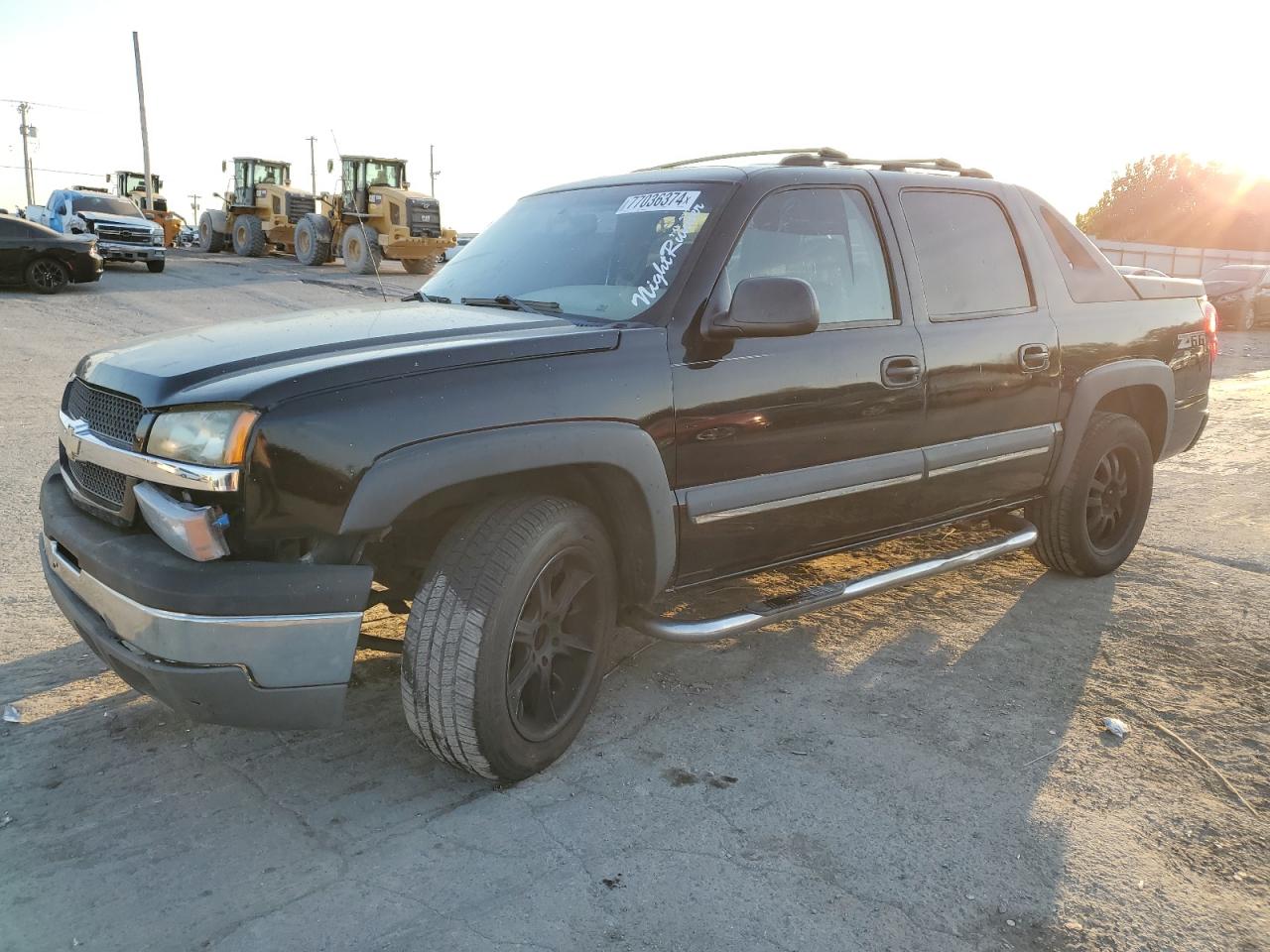 2003 Chevrolet Avalanche C1500 VIN: 3GNEC13T63G254599 Lot: 77036374