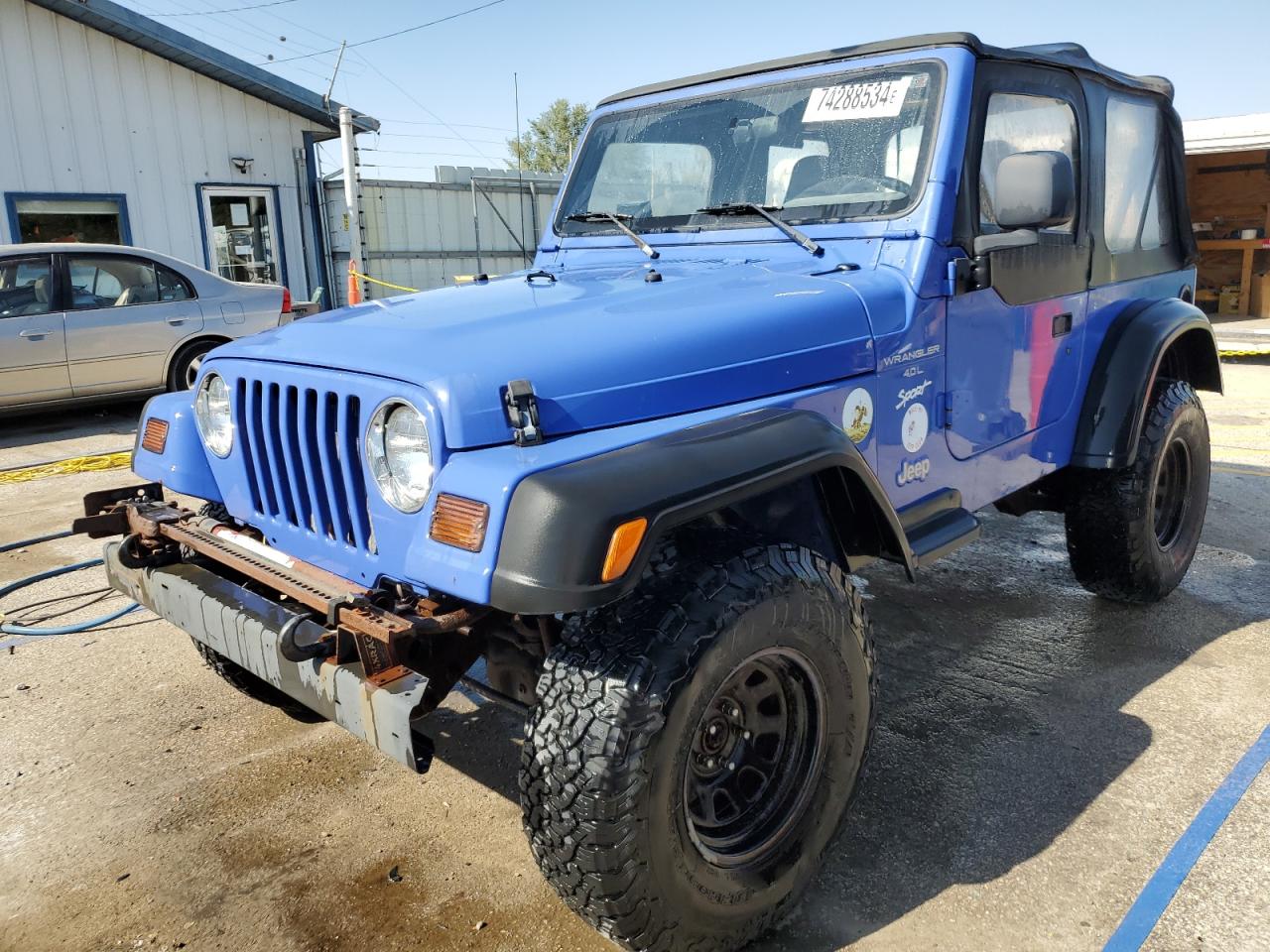 1997 Jeep Wrangler / Tj Sport VIN: 1J4FY19S6VP517082 Lot: 74288534