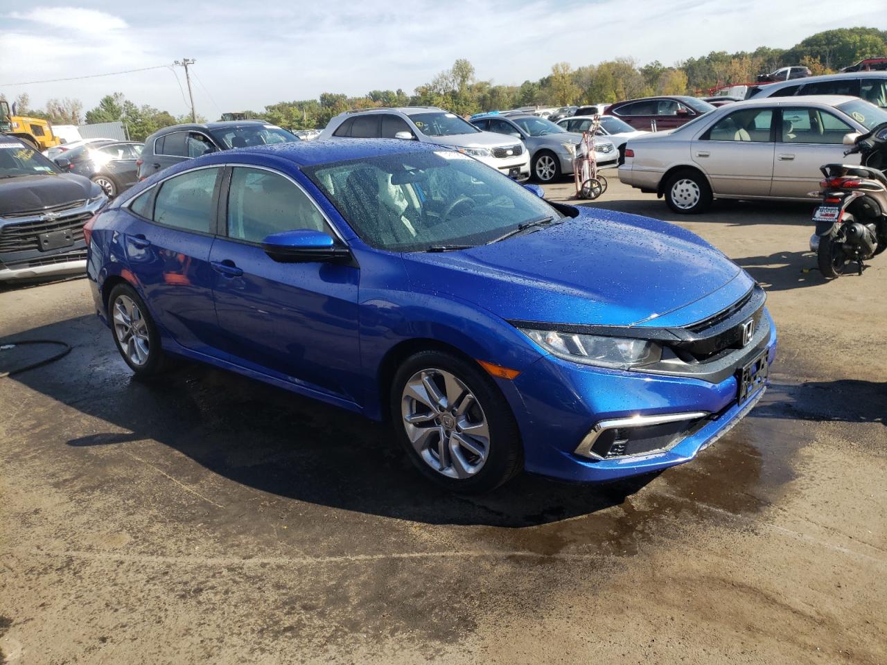 2019 Honda Civic Lx VIN: 2HGFC2F6XKH587672 Lot: 74510894