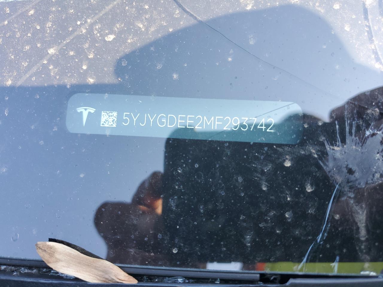 5YJYGDEE2MF293742 2021 Tesla Model Y