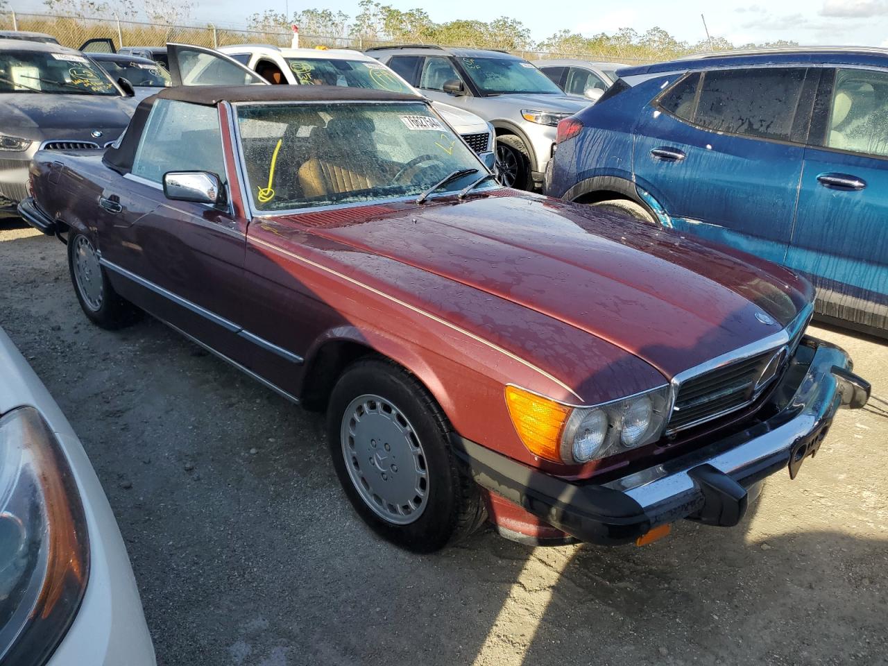 WDBBA48D0HA059591 1987 Mercedes-Benz 560 Sl