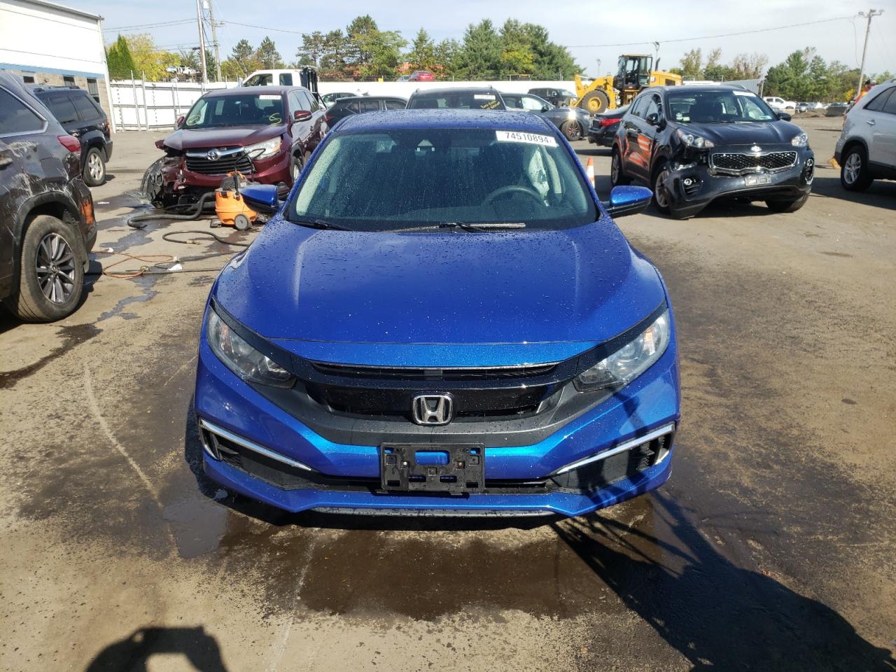 2019 Honda Civic Lx VIN: 2HGFC2F6XKH587672 Lot: 74510894