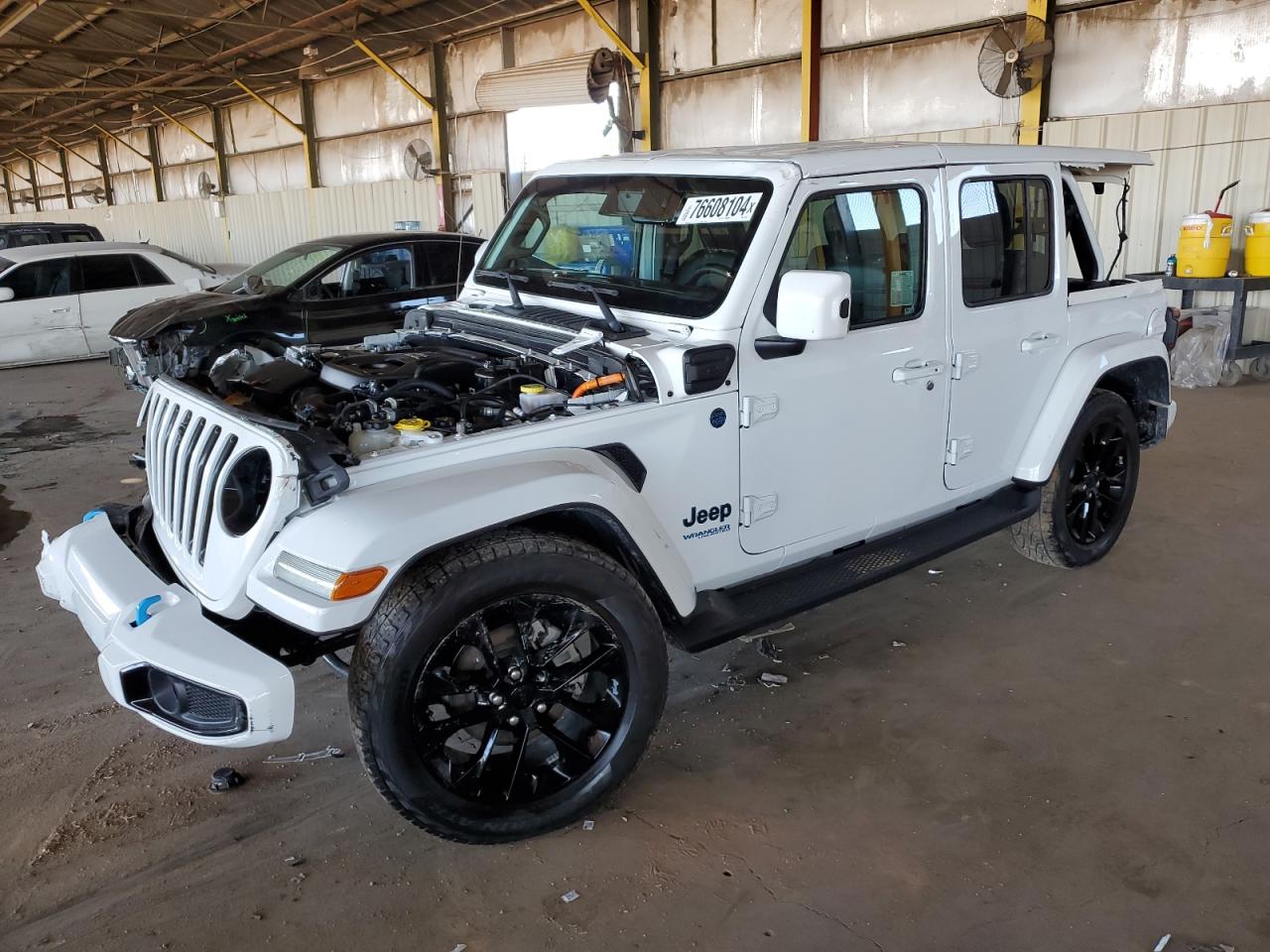 2021 Jeep Wrangler Unlimited Sahara 4Xe VIN: 1C4JJXP65MW675124 Lot: 76608104