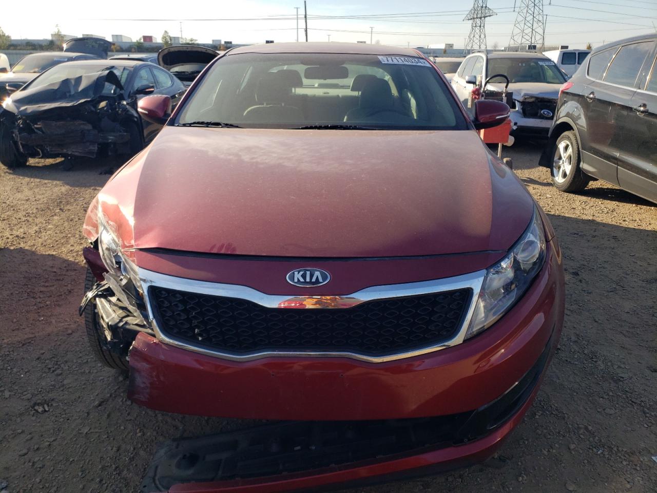 2013 Kia Optima Lx VIN: 5XXGM4A77DG227597 Lot: 77114034