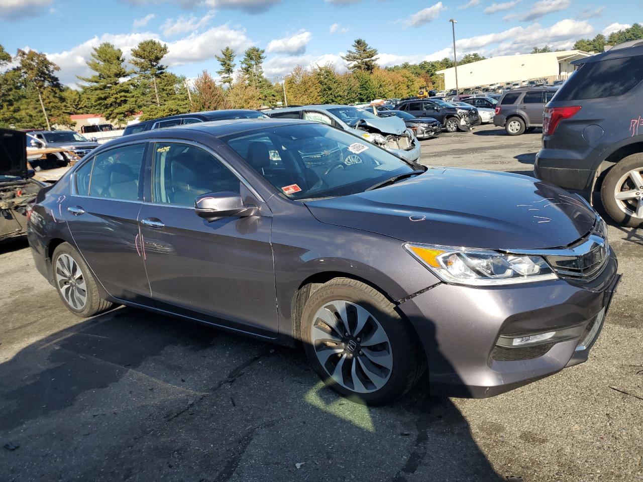 JHMCR6F58HC029649 2017 Honda Accord Hybrid Exl