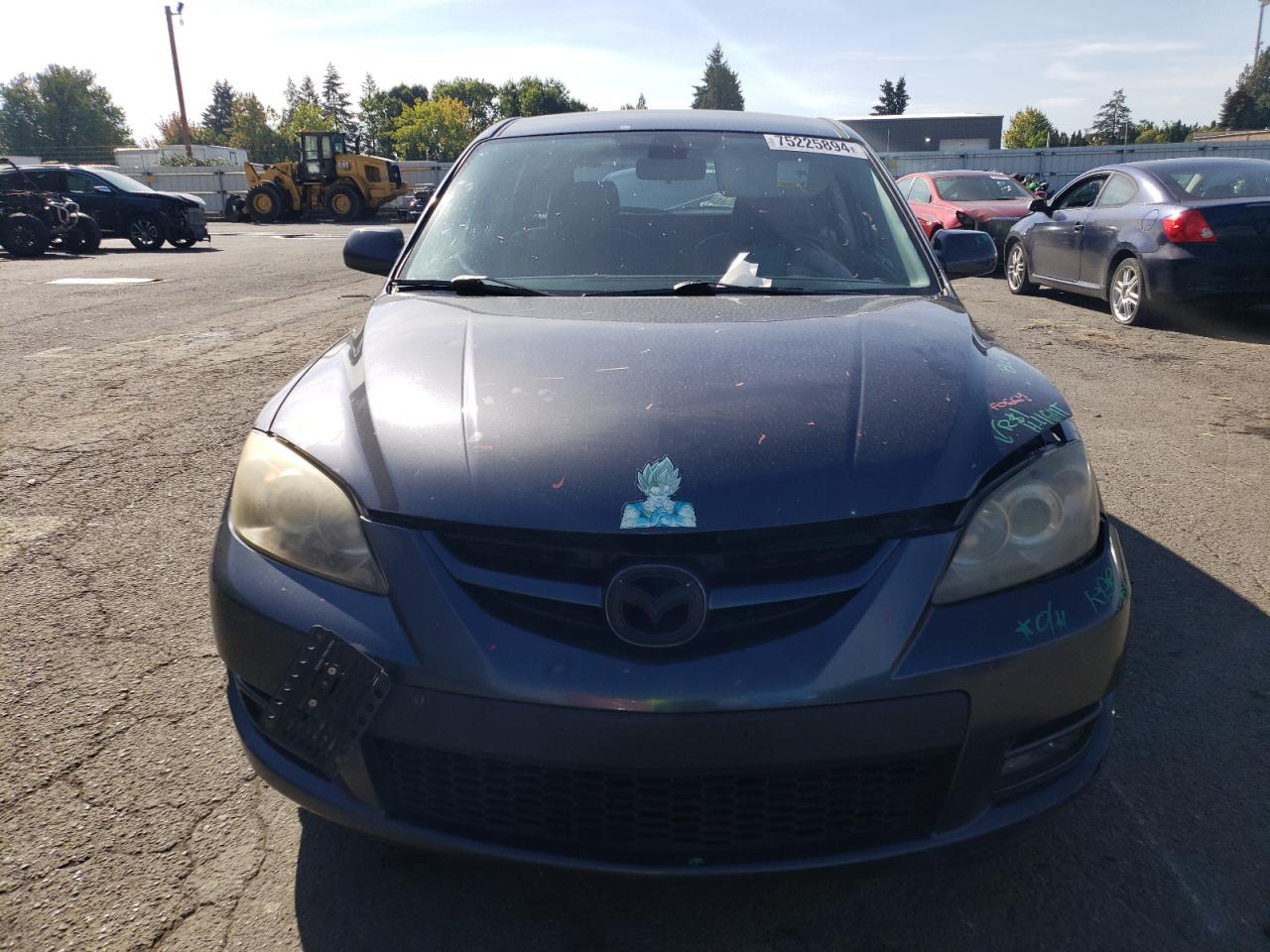 2009 Mazda Speed 3 VIN: JM1BK34LX91239572 Lot: 75225894