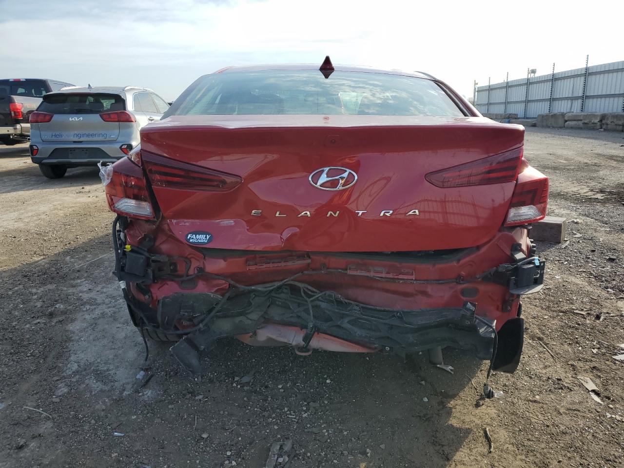 2019 Hyundai Elantra Sel VIN: KMHD84LF1KU875161 Lot: 78163534